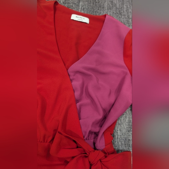 BAILEY 44 NINA COLOR BLOCKED BLOUSE - Picture 8 of 9